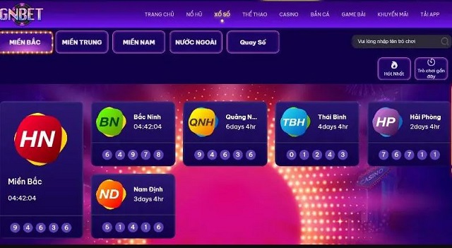 Các loại hình xổ số được săn đón tại Gnbet