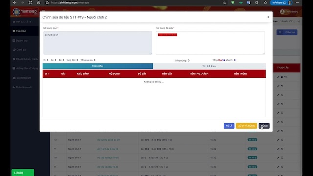Sử dụng phần mềm để tính tiền lô đề