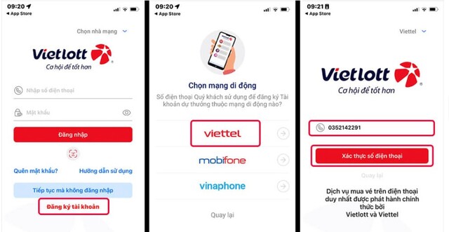 Đăng ký tài khoản vietlott sms để dễ dàng mua số vietlott sms viettel
