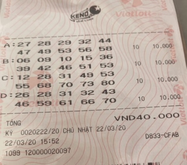 Hướng dẫn cách chơi xổ số Keno