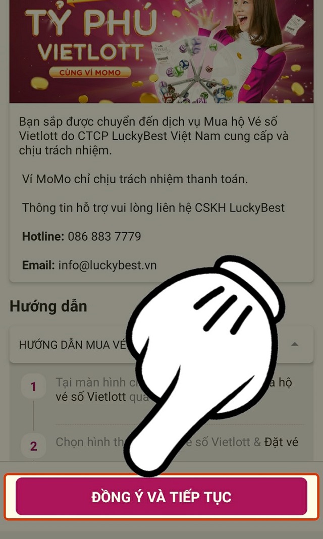 Bạn nhấn chọn vào đồng ý và tiếp tục tại thông báo hiển thị trên giao diện Bạn nhấn chọn vào đồng ý và tiếp tục tại thông báo hiển thị trên giao diện
