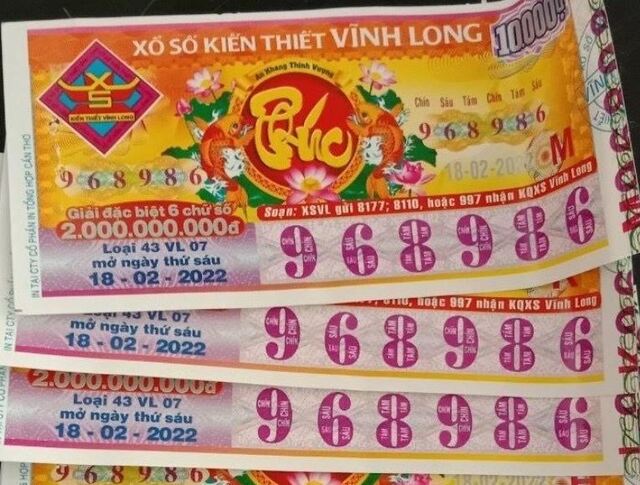 Trúng 2 số cuối giải 3 được bao nhiêu tiền?