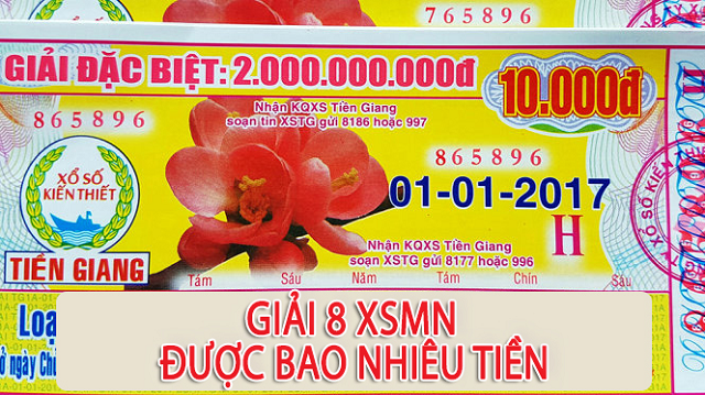 Bật mí trúng giải 8 được bao nhiêu tiền và cách để bạn lĩnh thưởng