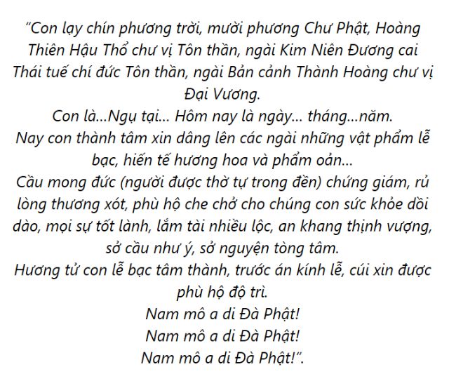 Hình ảnh minh họa văn khấn trúng số giải đặc biệt ở đình, miếu