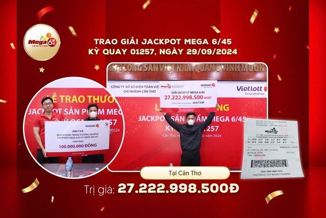 Vietlott Cần Thơ - Hiện thực hóa giấc mơ tỷ phú với những tấm vé số may mắn nhất