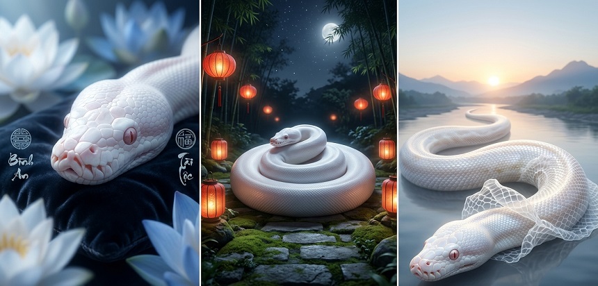 Cần làm gì khi nằm mơ thấy trăn màu trắng?