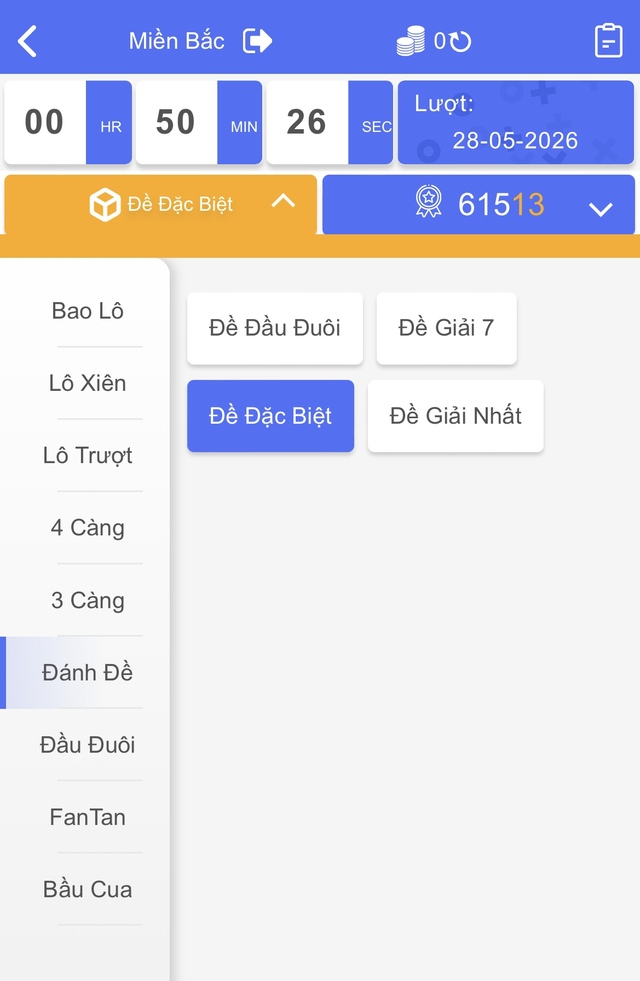 Bước 2: Chọn đài quay và thị trường lô đề yêu thích Bước 2: Chọn đài quay và thị trường lô đề yêu thích