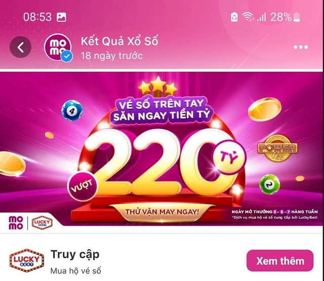 Lưu ý về cách kiểm tra mã vé qua Momo