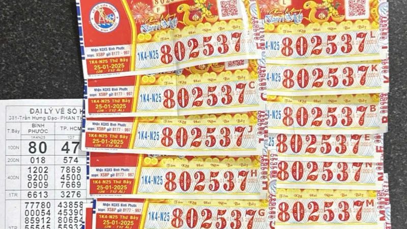 Dò vé số kỹ càng để tránh bị bỏ lỡ thông tin quan trọng