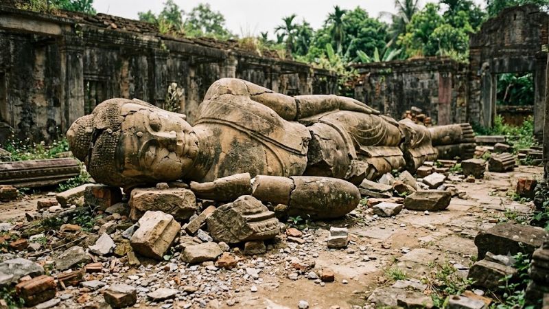 Mộng thấy tượng tiên Phật bị đổ
