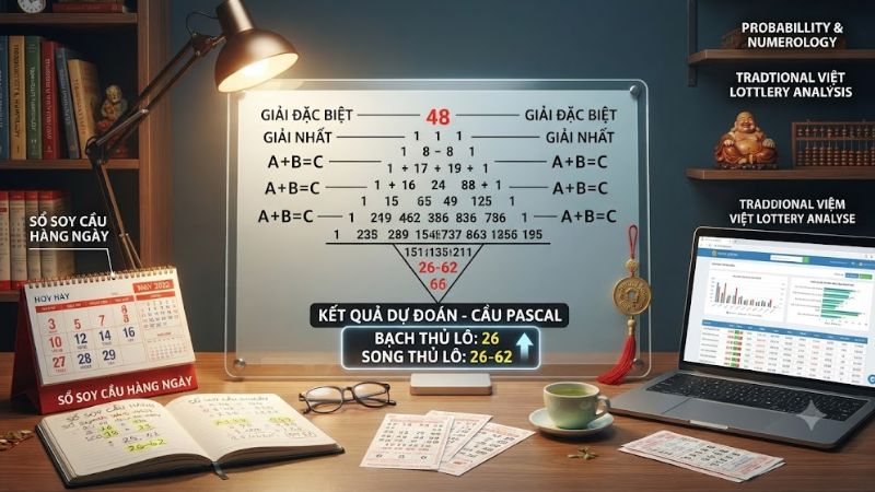 Soi cầu dựa vào thuật toán Pascle